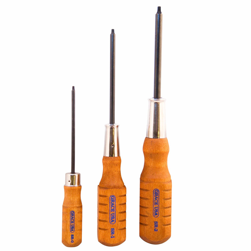 3 Piece Square Recess Screwdriver Set